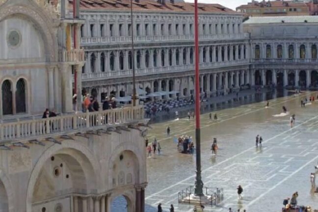 Il Mose non si alza e Piazza San Marco finisce sott’acqua