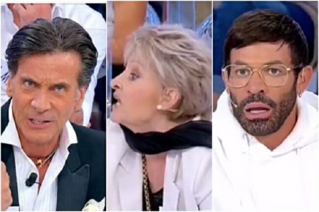 Uomini e Donne, Daniel a Cristina: “Fai schifo”. Caos in studio, Gianni Sperti: “Uomo di m…a”