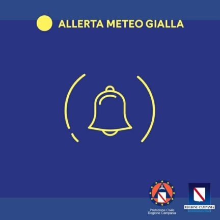 Allerta Meteo gialla in Campania con temporali, vento e grandine