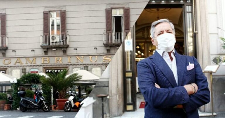 Chiude a Napoli lo storico Caffè Gambrinus in attesa di tempi migliori
