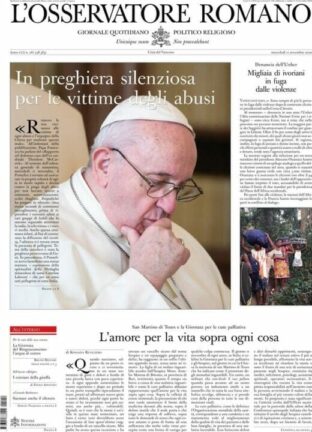 La rassegna stampa dei quotidiani di oggi, giovedì 12 novembre 2020