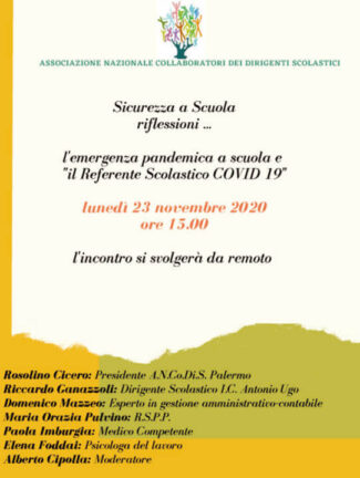 La “squadra anticovid” nella gestione della pandemia a scuola