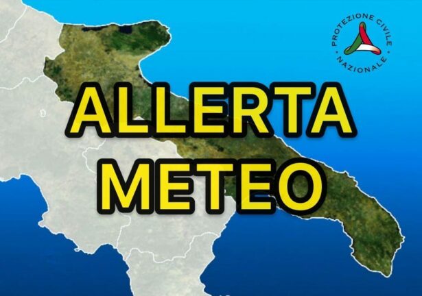 Doppia allerta meteo in provincia di Foggia e in Puglia