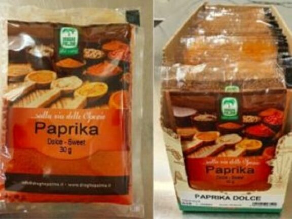 Paprika Dolce: scatta il richiamo per rischio chimico