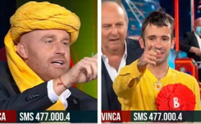 Tu si que vales, gelo in studio: “Non fare il cretino, ridammelo”