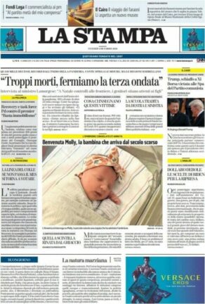 La rassegna stampa dei quotidiani di oggi, venerdì 4 dicembre 2020