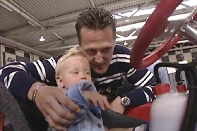 Il commovente video di Michael Schumacher con il figlio Mick