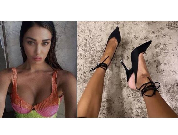 Belen Rodriguez sbugiardata in diretta. Ruba una foto a una russa