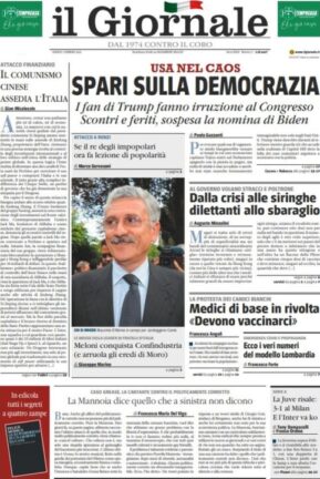 La rassegna stampa dei quotidiani di oggi, giovedì 7 gennaio 2021