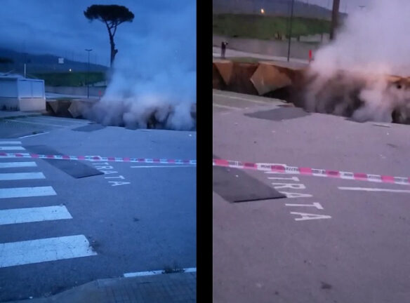 Napoli: esplosione all’ospedale, evacuato Covid Center, 3 auto inghiottite