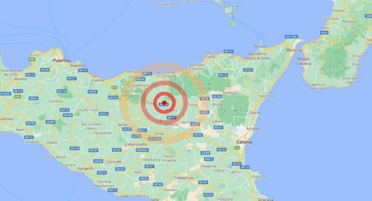 Sicilia: scossa di terremoto su Nicosia, avvertita ad Enna in serata