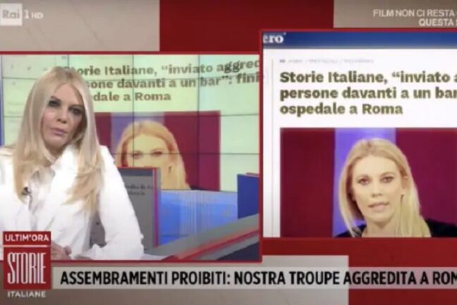 Aggredita troupe di Storie Italiane, arrestati due ultras della Lazio