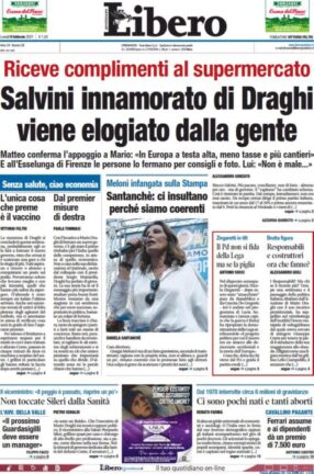 La rassegna stampa dei quotidiani di oggi, lunedì 8 febbraio 2021