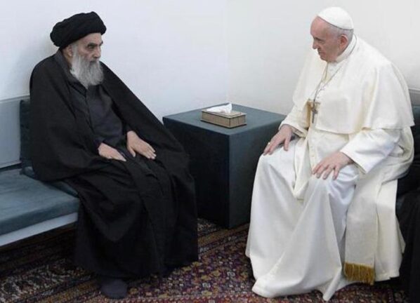 Papa Francesco in Iraq, incontro con l’Ayatollah Al-Sistani
