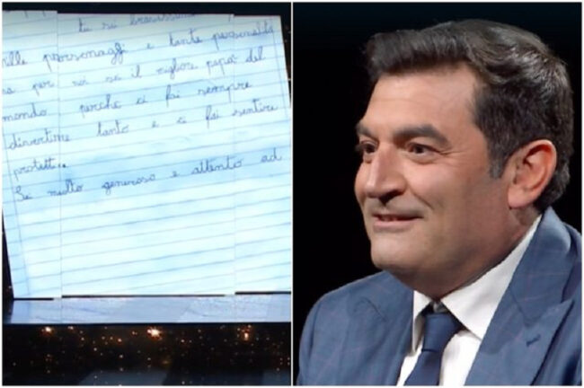 Max Giusti e la lettera dei figli: la reazione del conduttore