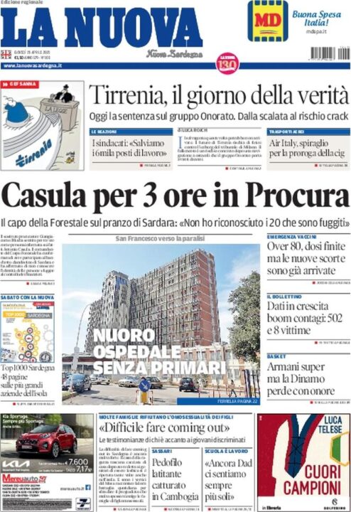 La Nuova Sardegna Nuoro Oggi Cronaca Oggi