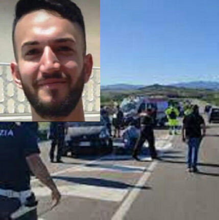 Incidente fra auto e moto: muore carabiniere di 25 anni
