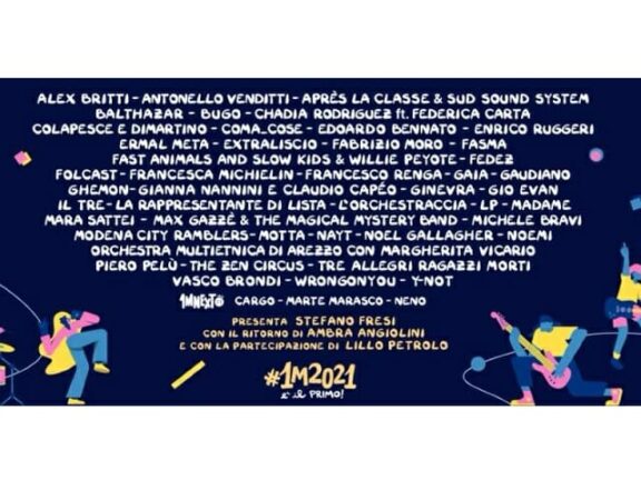 Concerto del primo maggio 2021. Ecco tutti gli artisti