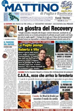 La rassegna stampa dei quotidiani di oggi, martedì 25 maggio 2021