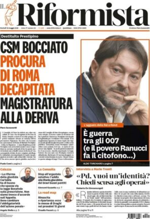 La rassegna stampa dei quotidiani di oggi, mercoledì 12 maggio 2021