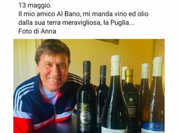 Gianni Morandi bellissimo messaggio social per Albano Carrisi