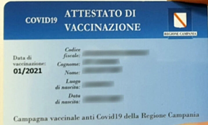 Pass vaccinale Covid, ordinanza in Campania: i vantaggi
