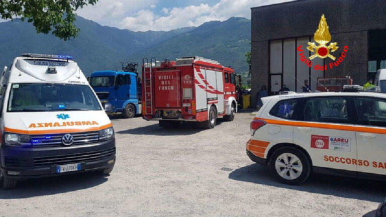 Incidenti lavoro, meccanico schiacciato da camion muore nel Bresciano