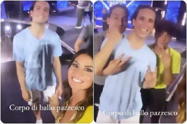 Elisabetta Gregoraci in compagnia di Tommaso Stanzani