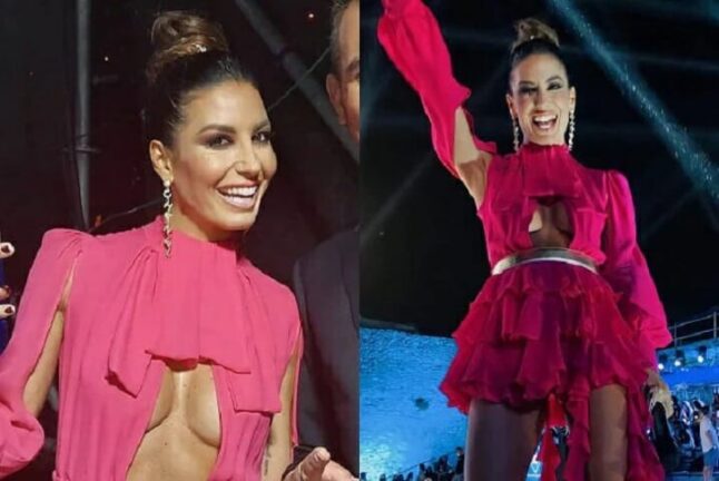 Elisabetta Gregoraci, maxi scollatura per la prima di Battiti. Costo e stilista