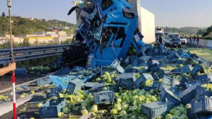 Incidente sull’A1 tra mezzi pesanti: carico di insalata invade l’autostrada