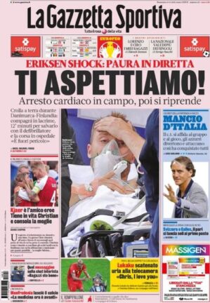 La rassegna stampa dei quotidiani di oggi, domenica 13 giugno 2021