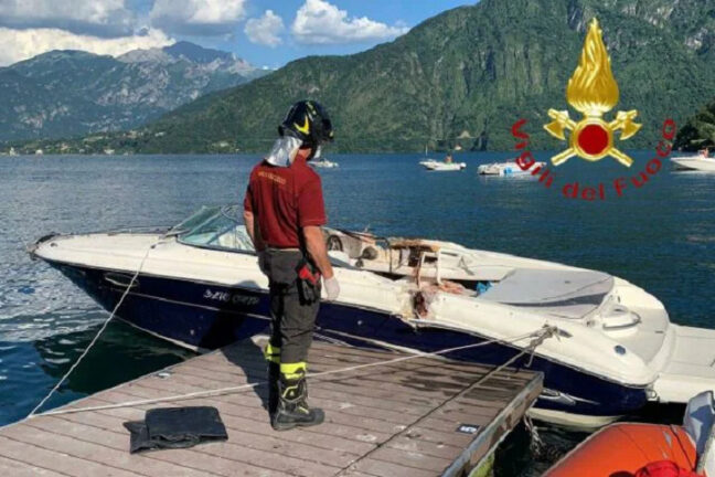 Scontro fra barche sul Lago di Como: morto un ragazzo di 22 anni