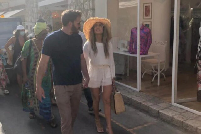 A Capri arrivano a sorpresa Ben Affleck e Jennifer Lopez