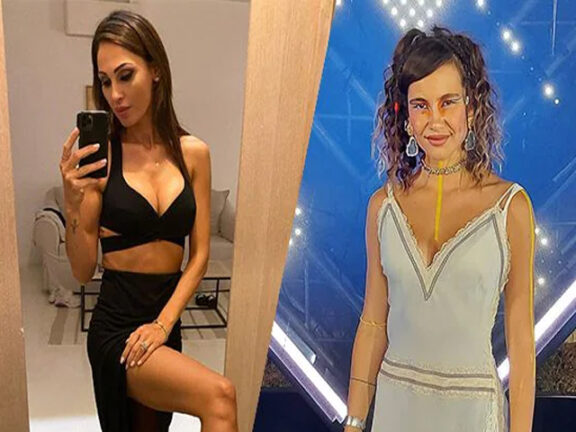 Anna Tatangelo sensuale in nero, Enula torna dopo Amici