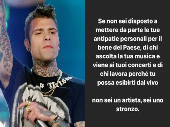 Fedez contro Salmo: “Non sei un artista, sei uno stron*o”