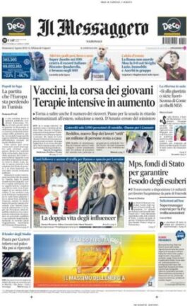La rassegna stampa di oggi, domenica 1° agosto 2021