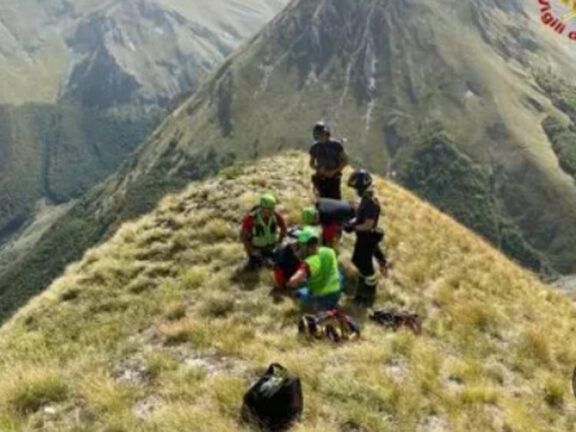 Monti Sibillini, muore escursionista: 100 metri nel vuoto