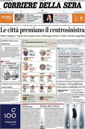 Rassegna stampa dei quotidiani di oggi 5 ottobre 2021