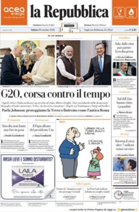 Rassegna stampa di oggi 30 ottobre 2021