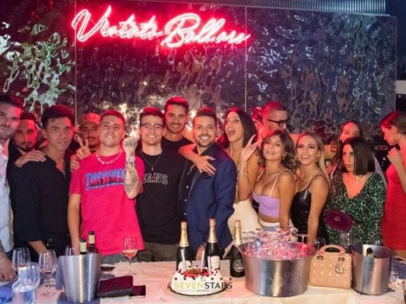 Diego Granese brinda per il compleanno a Milano, una super festa VIP