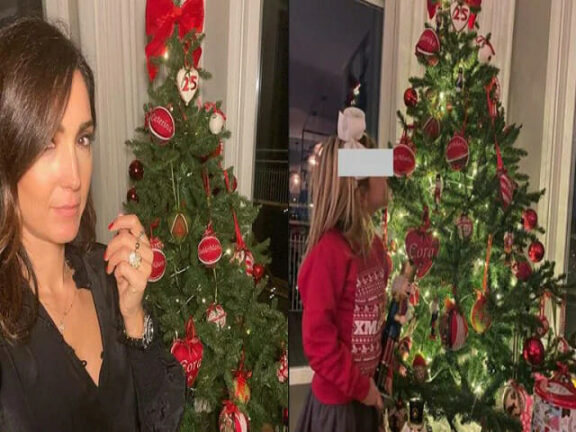Il Natale di Caterina Balivo: sull’albero addobbi personalizzati