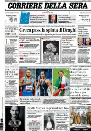 Rassegna stampa di oggi 31 dicembre 2021
