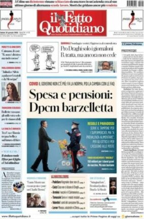 Rassegna stampa di oggi 22 gennaio 2022
