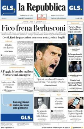 Rassegna stampa di oggi 17 gennaio 2022