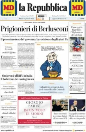 Rassegna stampa di oggi 15 gennaio 2022