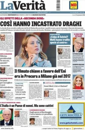 Rassegna stampa di oggi 31 gennaio 2022