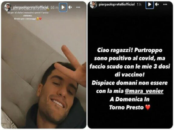 Pierpaolo Pretelli non sta bene e salta Domenica In