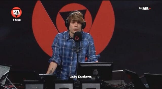 Jody Cecchetto debutta alla conduzione su RTL 102.5