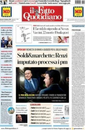 Rassegna stampa di oggi 10  febbraio 2022