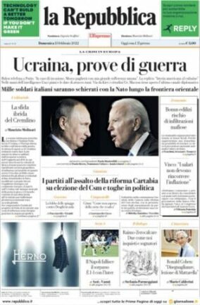 Rassegna stampa di oggi 13  febbraio 2022